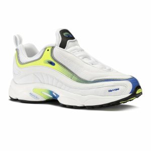 Adidasy Męskie Reebok Daytona DMX MU Białe/Głęboka Zielone/Czarne PL 79DZBGE